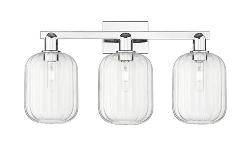 INNOVATIONS 716-3W-PC-G460-7CL Preston 3-Light Bath Vanity Light Polished Chrome