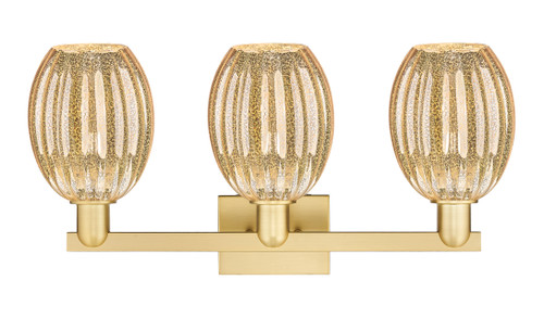 INNOVATIONS 716-3W-SG-G459-6ME Preston 3-Light Bath Vanity Light Satin Gold