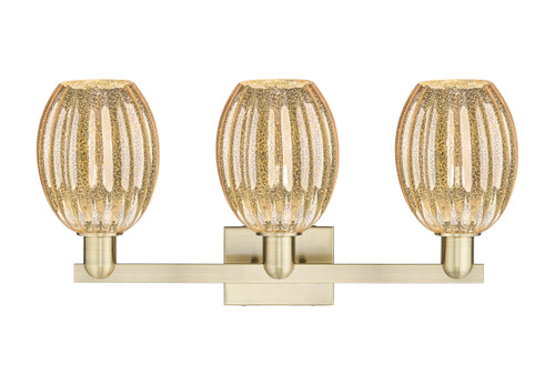 INNOVATIONS 716-3W-AB-G459-6ME Preston 3-Light Bath Vanity Light Antique Brass