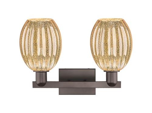 INNOVATIONS 716-2W-OB-G459-6ME Preston 2-Light Bath Vanity Light Oil Rubbed Bronze