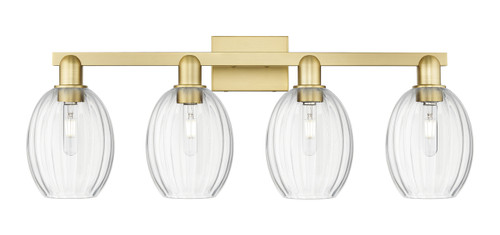 INNOVATIONS 716-4W-SG-G459-6CL Preston 4-Light Bath Vanity Light Satin Gold