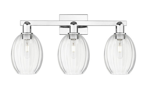 INNOVATIONS 716-3W-PC-G459-6CL Preston 3-Light Bath Vanity Light Polished Chrome