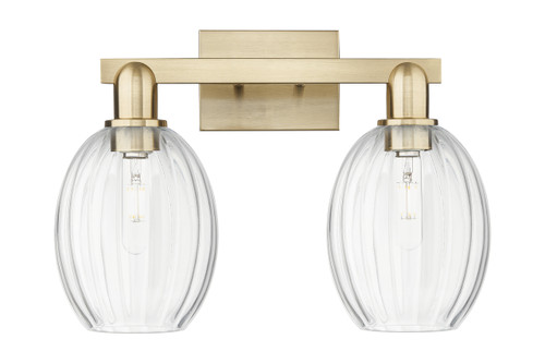 INNOVATIONS 716-2W-CB-G459-6CL Preston 2-Light Bath Vanity Light Champagne Bronze