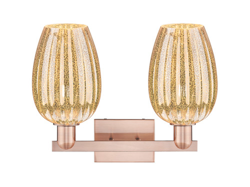 INNOVATIONS 716-2W-AC-G457-6ME Preston 2-Light Bath Vanity Light Antique Copper