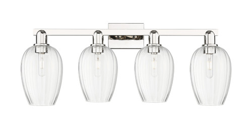 INNOVATIONS 716-4W-PN-G457-6CL Preston 4-Light Bath Vanity Light Polished Nickel
