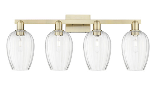 INNOVATIONS 716-4W-AB-G457-6CL Preston 4-Light Bath Vanity Light Antique Brass