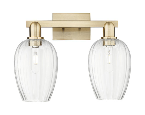 INNOVATIONS 716-2W-CB-G457-6CL Preston 2-Light Bath Vanity Light Champagne Bronze