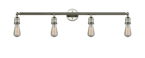 INNOVATIONS 215-PN-G208-8 Beacon 4-Light Bath Vanity Light Polished Nickel