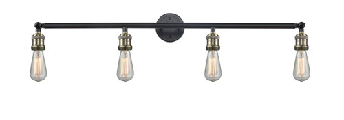 INNOVATIONS 215-BAB-G208-8 Beacon 4-Light Bath Vanity Light Black Antique Brass