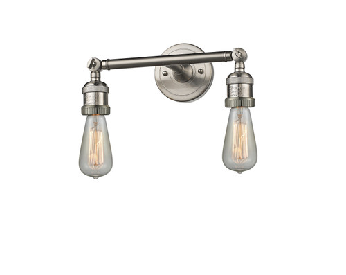 INNOVATIONS 208-SN-G208-8 Beacon 2-Light Bath Vanity Light Brushed Satin Nickel