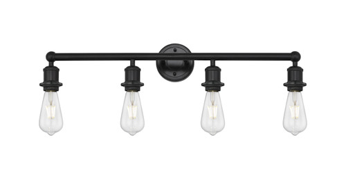 INNOVATIONS 616-4W-BK-G208-6 Beacon 4-Light Bath Vanity Light Matte Black