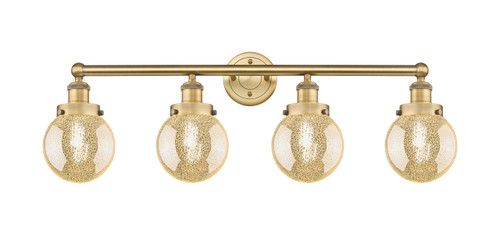 INNOVATIONS 616-4W-BB-G208-6 Beacon 4-Light Bath Vanity Light Brushed Brass