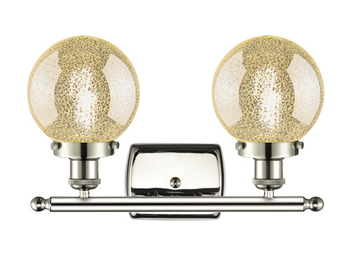 INNOVATIONS 916-2W-PN-G208-6 Beacon 2-Light Bath Vanity Light Polished Nickel