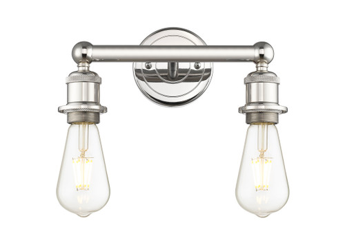 INNOVATIONS 616-2W-PN-G128-8 Athens 2-Light Bath Vanity Light Polished Nickel