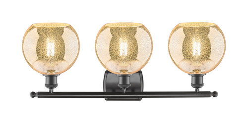 INNOVATIONS 516-3W-OB-G128-8 Athens 3-Light Bath Vanity Light Oil Rubbed Bronze