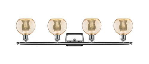 INNOVATIONS 516-4W-PC-G128-6 Athens 4-Light Bath Vanity Light Polished Chrome