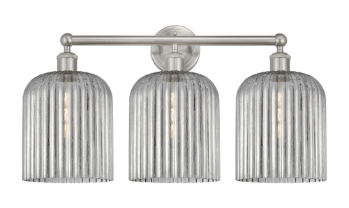 INNOVATIONS 616-3W-SN-G559-8SM Bridal Veil 3-Light Bath Vanity Light Brushed Satin Nickel