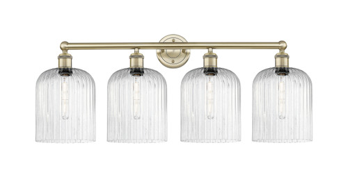 INNOVATIONS 616-4W-AB-G559-8SDY Bridal Veil 4-Light Bath Vanity Light Antique Brass