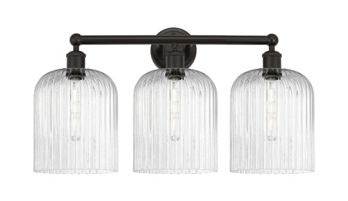 INNOVATIONS 616-3W-OB-G559-8SDY Bridal Veil 3-Light Bath Vanity Light Oil Rubbed Bronze