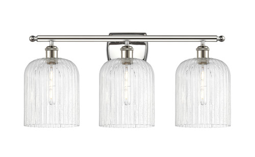 INNOVATIONS 516-3W-PN-G559-8SDY Bridal Veil 3-Light Bath Vanity Light Polished Nickel