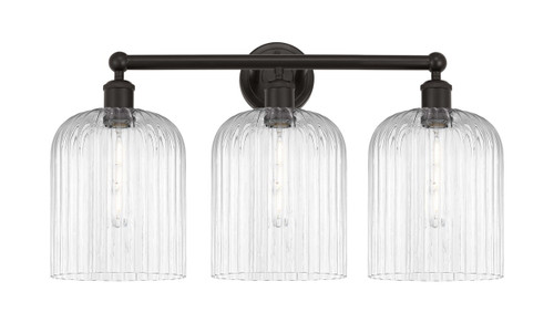 INNOVATIONS 616-3W-OB-G559-8CL Bridal Veil 3-Light Bath Vanity Light Oil Rubbed Bronze