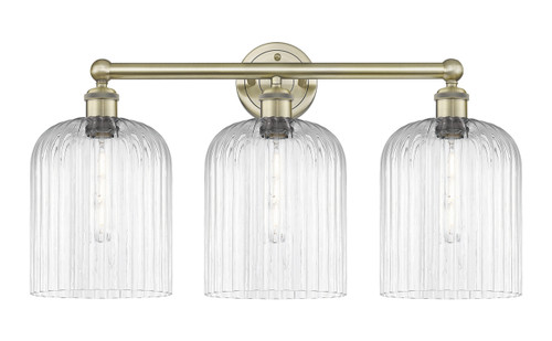 INNOVATIONS 616-3W-AB-G559-8CL Bridal Veil 3-Light Bath Vanity Light Antique Brass