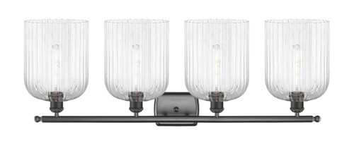 INNOVATIONS 516-4W-OB-G559-8CL Bridal Veil 4-Light Bath Vanity Light Oil Rubbed Bronze