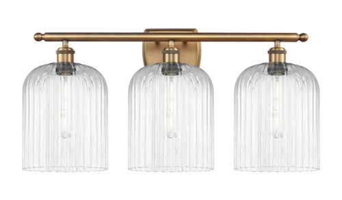INNOVATIONS 516-3W-BB-G559-8CL Bridal Veil 3-Light Bath Vanity Light Brushed Brass