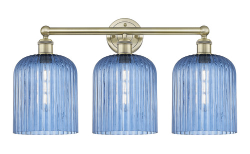 INNOVATIONS 616-3W-AB-G559-8BL Bridal Veil 3-Light Bath Vanity Light Antique Brass