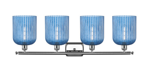 INNOVATIONS 516-4W-PC-G559-8BL Bridal Veil 4-Light Bath Vanity Light Polished Chrome