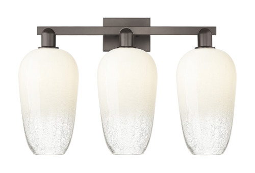 INNOVATIONS 716-3W-OB-G484-7OP Brookhaven Flute 3-Light Bath Vanity Light Oil Rubbed Bronze