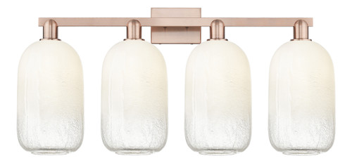 INNOVATIONS 716-4W-AC-G482-7OP Brookhaven Cloche 4-Light Bath Vanity Light Antique Copper