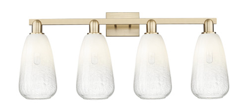 INNOVATIONS 716-4W-CB-G480-6OP Brookhaven Almond 4-Light Bath Vanity Light Champagne Bronze