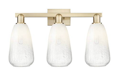 INNOVATIONS 716-3W-CB-G480-6OP Brookhaven Almond 3-Light Bath Vanity Light Champagne Bronze