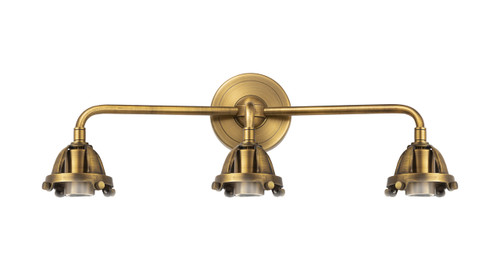 INNOVATIONS 288-3W-BB Nouveau 2 3-Light Bath Vanity Light Brushed Brass
