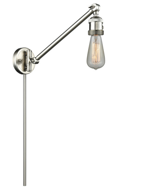 INNOVATIONS 237-SN-G208-12 Beacon 1-Light Swing Arm Brushed Satin Nickel