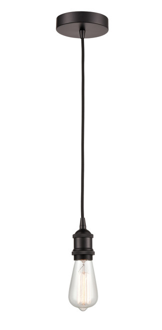 INNOVATIONS 616-1P-OB-NBD2-9-NAT Natural Ballston Dome 1-Light Mini Pendant Oil Rubbed Bronze