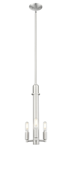 INNOVATIONS 716-3S-SN-G559-12ME Bridal Veil 1-Light Mini Pendant Brushed Satin Nickel