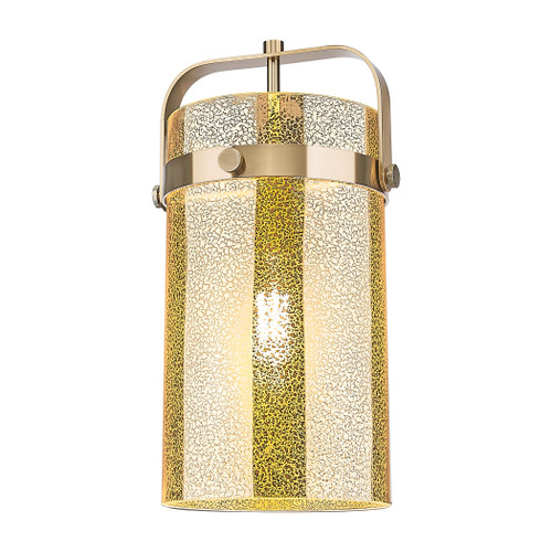 INNOVATIONS 413-1SM-PN-G413-1S-8ME Pilaster 1-Light Mini Pendant Polished Nickel