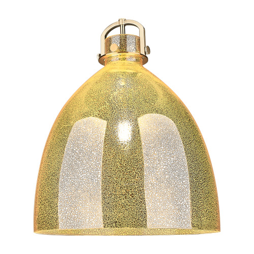 INNOVATIONS 411-1SL-BK-G412-18ME Newton Bell 1-Light Pendant Matte Black