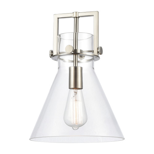 INNOVATIONS 411-1SM-CB-G411-10CL Newton Cone 1-Light Mini Pendant Champagne Bronze