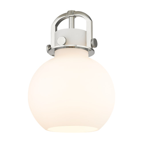 INNOVATIONS 411-1SS-CB-G410-8WH Newton Sphere 1-Light Mini Pendant Champagne Bronze