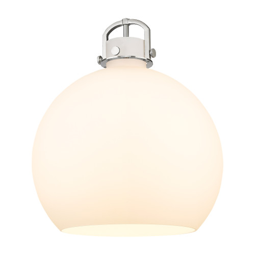 INNOVATIONS 411-1SL-CB-G410-18WH Newton Sphere 1-Light Pendant Champagne Bronze