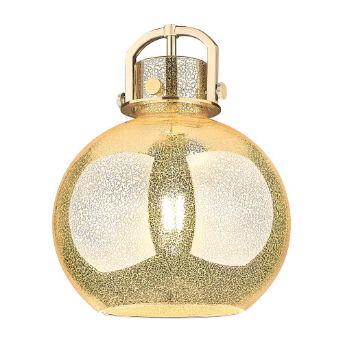 INNOVATIONS 411-1SM-BB-G410-12ME Newton Sphere 1-Light Mini Pendant Brushed Brass