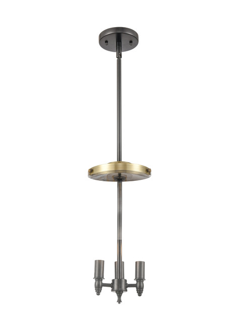 INNOVATIONS 221-3S-BAB-G208-18 Beacon 3-Light Pendant Black Antique Brass