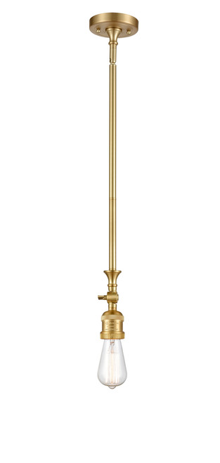 INNOVATIONS 206-SG-G208-16 Beacon 1-Light Mini Pendant Satin Gold