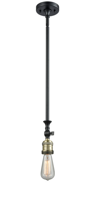 INNOVATIONS 206-BAB-G208-16 Beacon 1-Light Mini Pendant Black Antique Brass