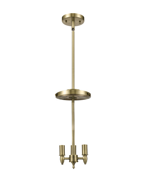 INNOVATIONS 221-3S-AB-G128-18 Athens 3-Light Pendant Antique Brass