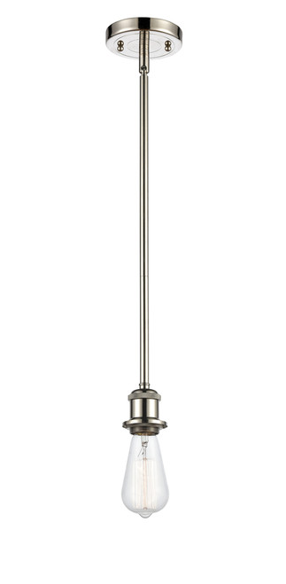 INNOVATIONS 516-1S-PN-G128-14 Athens 1-Light Pendant Polished Nickel