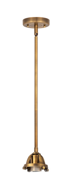 INNOVATIONS 288-1S-BB Nouveau 2 1-Light Mini Pendant Brushed Brass